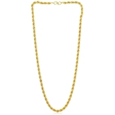 Sukkhi Lavish Gold Plated Rope Chain for Men - None