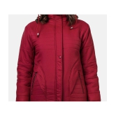 NUEVOSDAMAS - Polyester Maroon Quilted/Padded Jackets - None