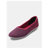 MARC LOIRE Maroon Ballerinas - None