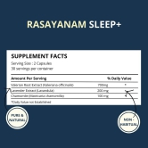 Rasayanam Sleep+ PACK OF 2 | Valerian Root, Lavender, Chamomile | Helps calm & sleep naturally | Non habit forming