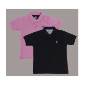 NEUVIN - Multi Color Cotton Blend Boys Polo T-Shirt ( Pack of 2 ) - None