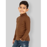 YHA - Brown Woollen Blend Boys Pullover Sweaters ( Pack of 1 ) - None