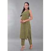 Maquien - Green Straight Rayon Women's Stitched Salwar Suit ( Pack of 1 ) - None