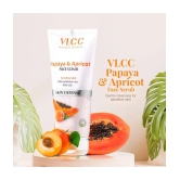 VLCC Papaya & Apricot Face Scrub, 80 g, Removes Blackheads & Whiteheads