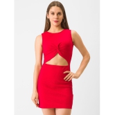 Globus - Red Polyester Women''s Bodycon Dress ( Pack of 1 ) - None