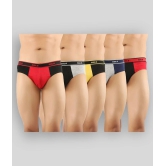 Solo - Multicolor Cotton Mens Briefs ( Pack of 5 ) - 95