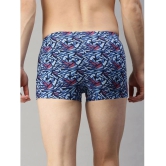 Lux Cozi - Navy Blue Cotton Mens Trunks ( Pack of 4 ) - None