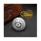 Gilher Fancy American Diamond Stone Cocktail Ring With Adjustable Size For Women And Girls - None