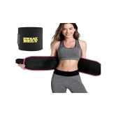 HORSE FIT Tummy Trimmer Double Spring with Sweat Slim Belt Combo Weight Loss, Belly Fat Burner, Fitness Equipment for Men & Women Home Gym-Abs Exerciser-Slim Belt - Assorted