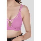 Elina Pack of 1 Cotton Lightly Padded Womens T-Shirt Bra ( Fluorescent Pink ) - None