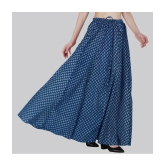 Sttoffa Blue Cotton Womens Flared Skirt ( Pack of 1 ) - None