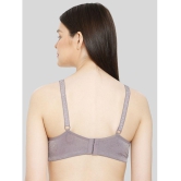 ILRASO - Purple Cotton Blend Lightly Padded Women's T-Shirt Bra ( Pack of 1 ) - None