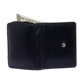 Tough Women Casual Black Genuine Leather Wallet - Regular Size (11 Card Slots) - Black