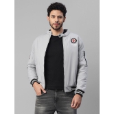 UrbanMark Men Regular Fit Men Round Neck Jacket-Grey - None