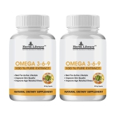 Herbs Library Omega 3 6 9 Supplement For Skin, Heart & Joint Health 60 Capsules Each (Pack of 2)