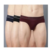 Force NXT Pack of 3 Cotton Mens Briefs ( Multicolor ) - None