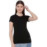 Dollar Missy Cotton Black T-Shirts - Single - None