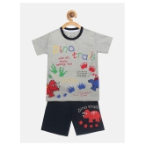 Lazy Shark Boys  Tshirt & Shorts Set - None