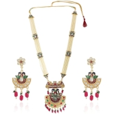 Bhagya Lakshmi - Alloy Multi Color Necklace Set ( Pack of 1 ) - Multi Color