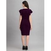 Sheetal associates - Purple Polyester Blend Women's Bodycon Dress ( Pack of 1 ) - None