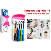 200 Toothpaste Dispenser & Tooth Brush with Toothbrush