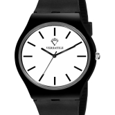 Versatile - Black Leather Analog Men's Watch