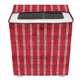 E-Retailer Single PVC Maroon Washing Machine Cover for Universal Semi-Automatic - Maroon