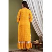 Lee Moda - Yellow Straight Rayon Womens Stitched Salwar Suit ( Pack of 1 ) - S