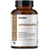 Nirvasa Ashwagandha Tablets, for Better Immunity, Energy & Endurance in Men & Women, enriched with Ashwagandha Extract (1 x 60 Tablets)