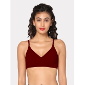 In Shape Lingerie - Maroon Cotton Non Padded Women's T-Shirt Bra ( Pack of 1 ) - None