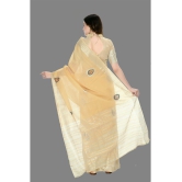 OFLINE SELCTION - Beige Silk Saree With Blouse Piece ( Pack of 1 ) - Beige