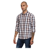 Ruggers 100 Percent Cotton Brown Shirt Single - None