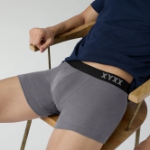 Pace Cotton Rib Trunks Ash Grey S