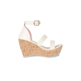 CREAM WEDGES PARTY WEAR