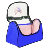 PrettyKrafts Blue Vanity Kit and pouches - 1 Pc - Blue