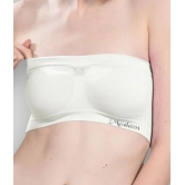 Madam Polyamide Non Padded Womens Tube Bra ( White ) - Free Size