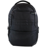 mikebags 22 Ltrs Black Polyester College Bag - Black