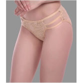 Madam - Beige Denim Self Design Womens No Panty Line ( Pack of 1 ) - None