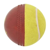 Omtex Red Rubber Cricket Ball ( Pack of 3 ) - M(Youth)