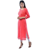 AMIRA'S INDIAN ETHNICWEAR - Pink Rayon Women's Stitched Salwar Suit ( ) - L