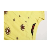 JC4U - Yellow Rayon Womens Straight Kurti - XXL