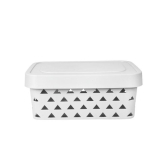 Hollow-Out Storage Box - (Grey/M)