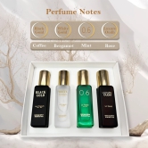 Classic Perfume Gift Set 4x20ml - Black Gold  White Gold  0.6  Luxure Oudh-Classic Perfume Gift Set 4x20ml - Black Gold | White Gold | 0.6 | Luxure Oudh