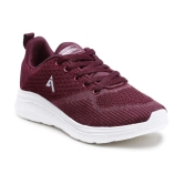 Action - Burgundy Womens Running Shoes - None