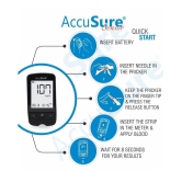 AccuSure Sensor Glucometer Test Strips Pack of 1(Pack of 25)