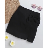 Addyvero - Black Cotton Blend Girls Straight Skirt ( Pack of 1 ) - None