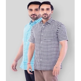 DESHBANDHU DBK - Multicolor Cotton Regular Fit Mens Casual Shirt ( Pack of 2 ) - None