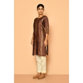 Jasper Handloom cotton silk kurta for women