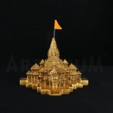 Artarium Ram Mandir Ayodhya Model Authentic Design Ideal for Home Temple, Home Decor & Gifts (7.25 INCH RAM MANDIR)