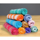 Sathiyas Set of 10 40x60 Cotton Kitchen Towel